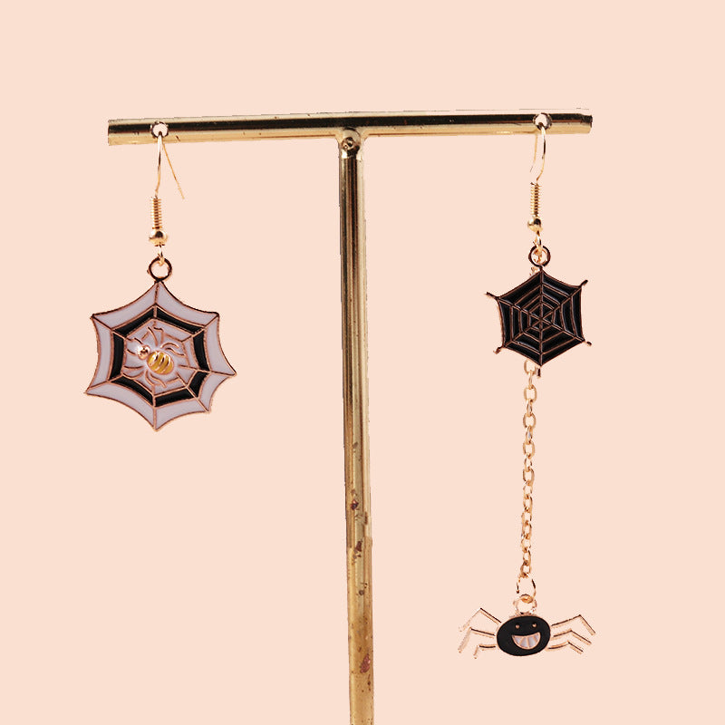 Wholesale Halloween Ghost Mummy Spider Web Tassel Earrings